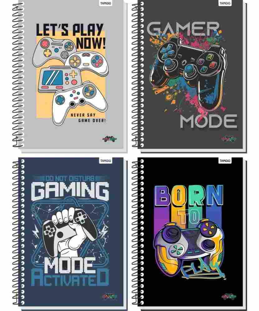 CADERNO 10X1 GAME OVER
